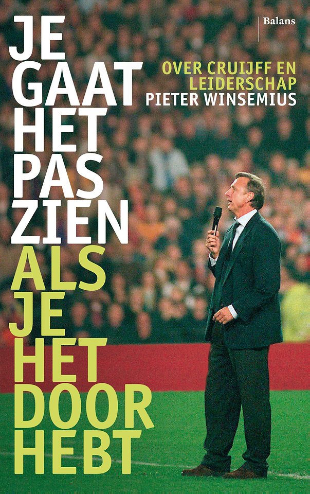 Omslag van Je gaat het pas zien als je het doorhebt Midprice door Pieter Winsemius